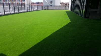 Terraza de entrenamiento.