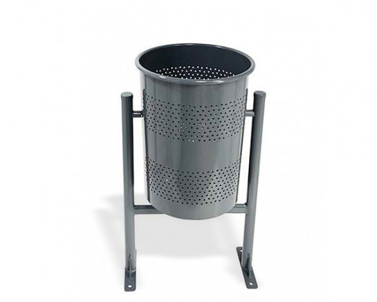 Papelera circular metal